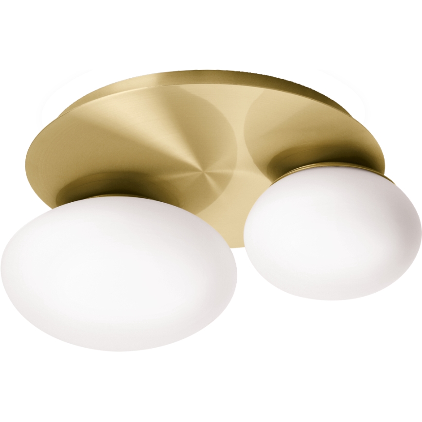 Ideal Lux - LED-Deckenleuchte NINFEA 2xGX53/9W/230V golden