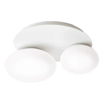 Ideal Lux - LED-Deckenleuchte NINFEA 2xGX53/9W/230V weiß