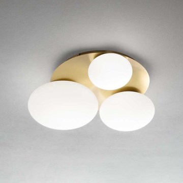 Ideal Lux - LED-Deckenleuchte NINFEA 3xGX53/9W/230V golden