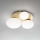 Ideal Lux - LED-Deckenleuchte NINFEA 3xGX53/9W/230V golden