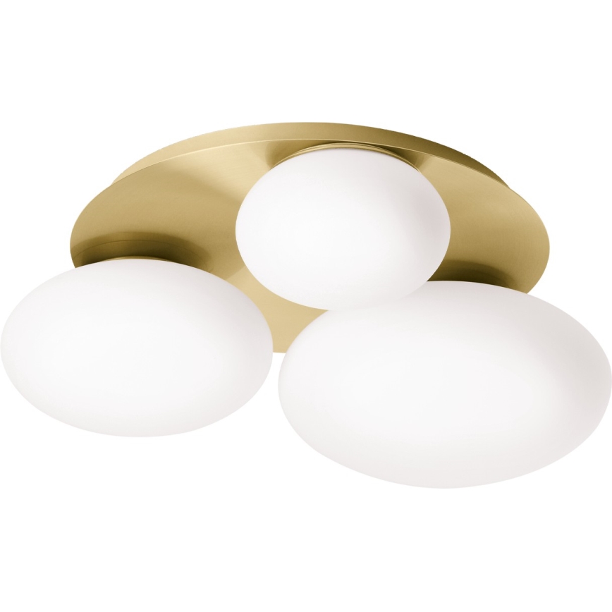Ideal Lux - LED-Deckenleuchte NINFEA 3xGX53/9W/230V golden