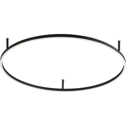 Ideal Lux - LED-Deckenleuchte ORACLE S LED/53W/230V 2700K d 90 cm schwarz