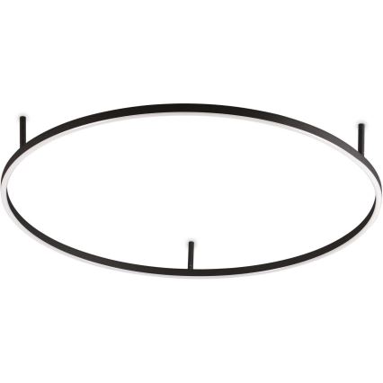 Ideal Lux - LED-Deckenleuchte ORACLE SLIM LED/55W/230V 3000K d 90 cm schwarz