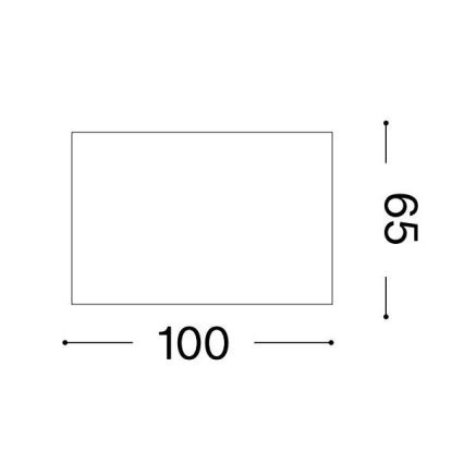 Ideal Lux - LED-Deckenleuchte SPIKE 1xGX53/9W/230V golden