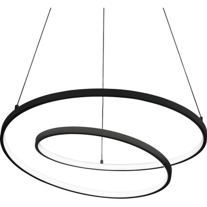 Ideal Lux - LED-dimmbare Pendelleuchte an Kabel OZ LED/48W/230V Ø 60 cm CRI 90 schwarz