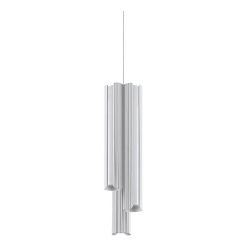 Ideal Lux - LED-dimmbare seilabhängige Pendelleuchte DORICA 3xLED/9W/230V CRI 90 Ø 9,5 cm weiß