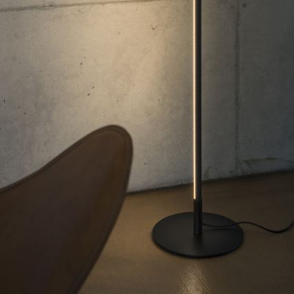 Ideal Lux - LED-dimmbare Stehleuchte YOKO LED/16W/230V CRI 90 schwarz