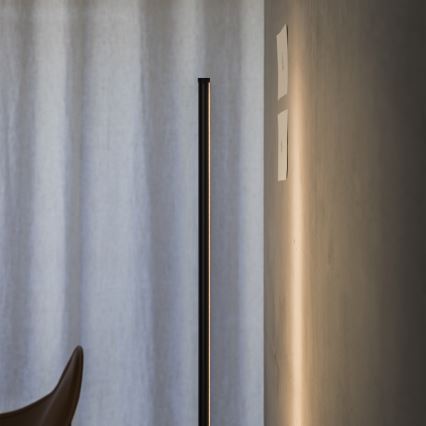 Ideal Lux - LED-dimmbare Stehleuchte YOKO LED/16W/230V CRI 90 schwarz