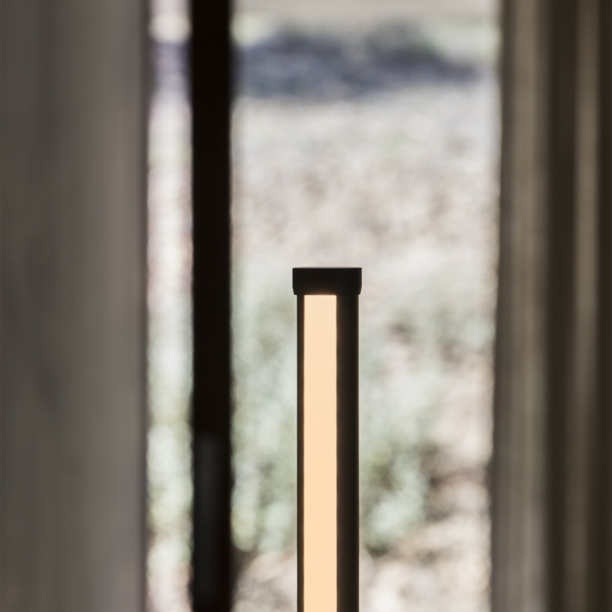 Ideal Lux - LED-dimmbare Stehleuchte YOKO LED/16W/230V CRI 90 schwarz