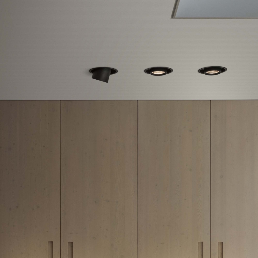 Ideal Lux - Einbau-Spot NOVA LED/6W/230V 3000 K CRI 90 Ø 6,8 cm schwarz