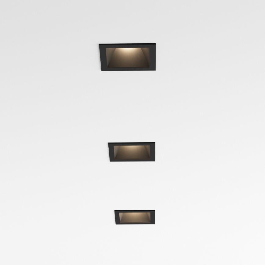 Ideal Lux - LED-Einbauleuchte GAME TRIM LED/11W/230V 3000K Ra 90 8,4x8,4 cm IP40 schwarz