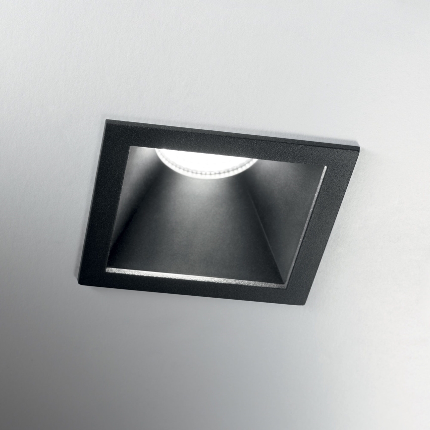 Ideal Lux - LED-Einbauleuchte GAME TRIM LED/11W/230V 3000K Ra 90 8,4x8,4 cm IP40 schwarz
