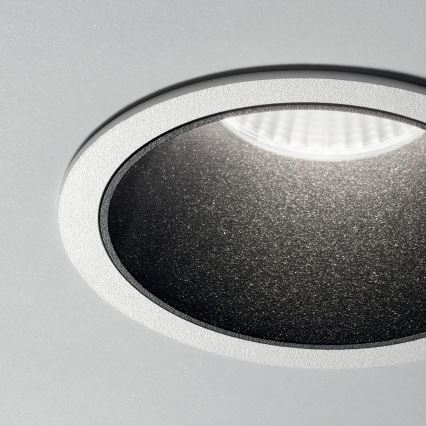 Ideal Lux - LED-Einbauleuchte GAME TRIM LED/11W/230V 3000K CRI 90 Ø 8,5 cm IP40 schwarz/weiß