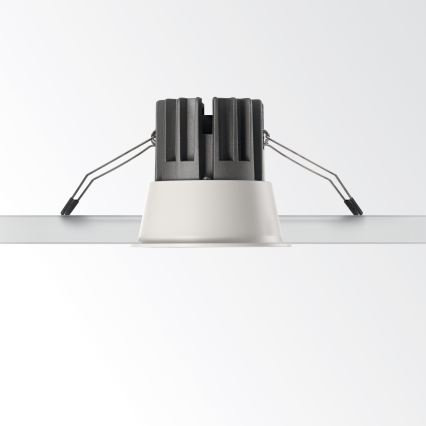 Ideal Lux - LED-Einbauleuchte GAME TRIM LED/11W/230V 3000K CRI 90 Ø 8,5 cm IP40 schwarz/weiß