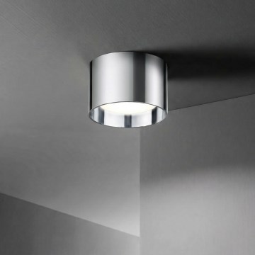 Ideal Lux - LED-Einbauleuchte SPIKE 1xGX53/9W/230V Ø 10 cm glänzender Chrom