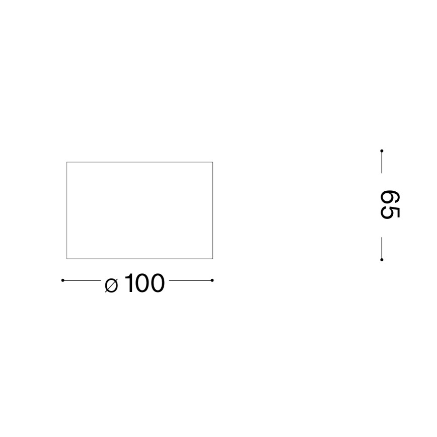 Ideal Lux - LED-Einbauleuchte SPIKE 1xGX53/9W/230V Ø 10 cm glänzender Chrom