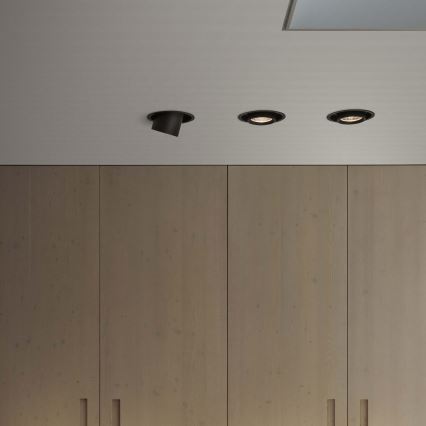 Ideal Lux - LED Einbau-Spot NOVA LED/12W/230V CRI 90 Ø 10 cm schwarz