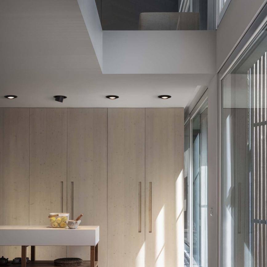 Ideal Lux - LED-Einbaustrahler NOVA LED/20W/230V 4000 K CRI 90 Ø 15,4 cm schwarz