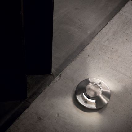Ideal Lux - LED-Einfahrtsleuchte ROCKET LED/2W/24V CRI 90 IP68 matt Chrom