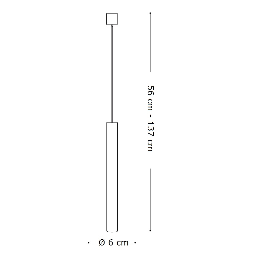 Ideal Lux - LED-Hängeleuchte 1xGU10/7W/230V CRI 90
