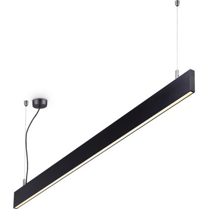 Ideal Lux - LED-Hängeleuchte an Kabel LINUS LED/32W/230V 3000K CRI 90 120 cm schwarz