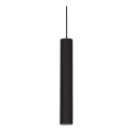 Ideal Lux - LED-Hängeleuchte an Kabel LOOK 1xGU10/7W/230V CRI 90 Ø 6 cm schwarz