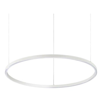 Ideal Lux - LED-Hängeleuchte an Kabel ORACLE SLIM LED/37W/230V 2700K CRI 90 Ø 70 cm weiß