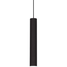 Ideal Lux - LED-Hängeleuchte an Schnur für Schienensystem LOOK 1xGU10/7W/230V CRI90 schwarz