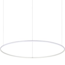 Ideal Lux - LED-Hängeleuchte an Schnur HULAHOOP LED/46W/230V d 100 cm weiß