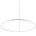 Ideal Lux - LED-Hängeleuchte an Schnur ORACLE LED/55W/230V d 90 cm weiß