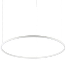 Ideal Lux - LED-Hängeleuchte an Schnur ORACLE LED/55W/230V d 90 cm weiß