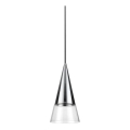 Ideal Lux - LED-Hängeleuchte CONO 1xGU10/7W/230V d 15 cm CRI 90 glänzendes Chrom