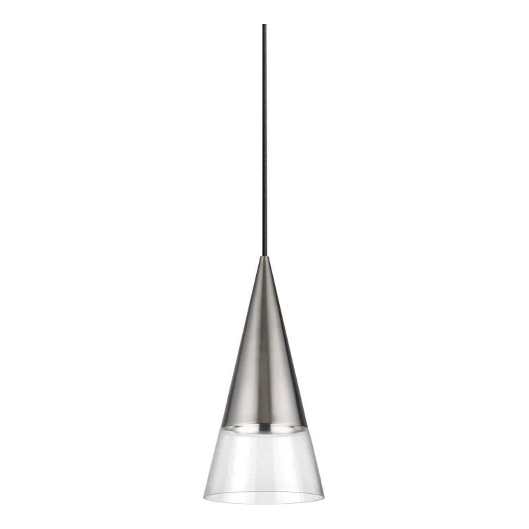 Ideal Lux - LED-Hängeleuchte CONO 1xGU10/7W/230V d 15 cm CRI 90 matt Chrom