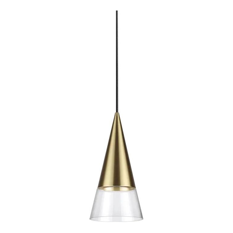 Ideal Lux - LED-Hängeleuchte CONO 1xGU10/7W/230V d 15 cm CRI 90 Messing
