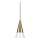 Ideal Lux - LED-Hängeleuchte CONO 1xGU10/7W/230V d 15 cm CRI 90 Messing