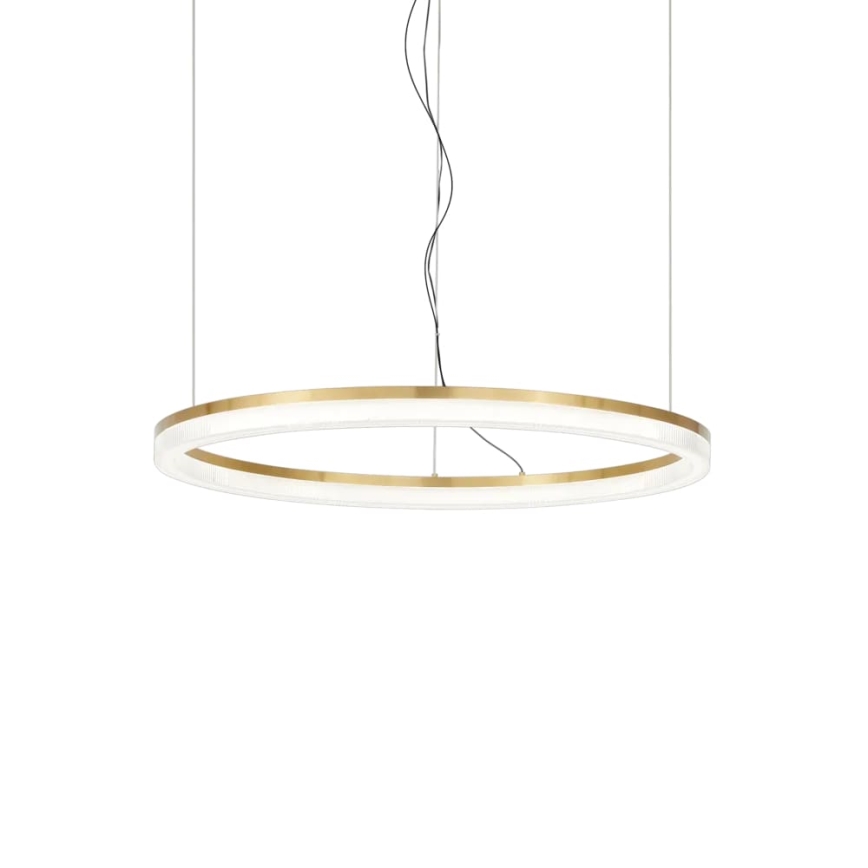 Ideal Lux - LED-Hängeleuchte CROWN LED/30W/230V 3000K d 60 cm CRI 90 Messing