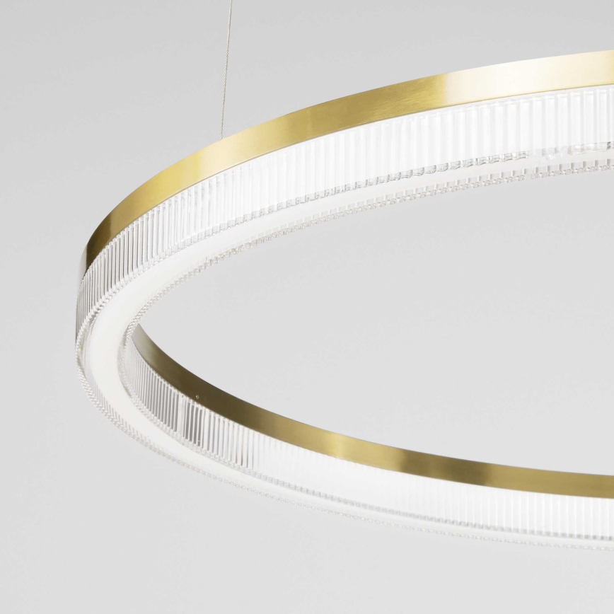 Ideal Lux - LED-Hängeleuchte CROWN LED/30W/230V 3000K d 60 cm CRI 90 Messing