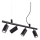 Ideal Lux - LED-Hängeleuchte DYNAMITE 4xGU10/7W/230V CRI 90 schwarz