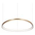 Ideal Lux - LED-Hängeleuchte GEMINI LED/59W/230V d 81 cm CRI 90 golden