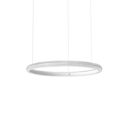 Ideal Lux - LED-Hängeleuchte MIRACLE LED/37W/230V d 60 cm CRI 90 matt Chrom