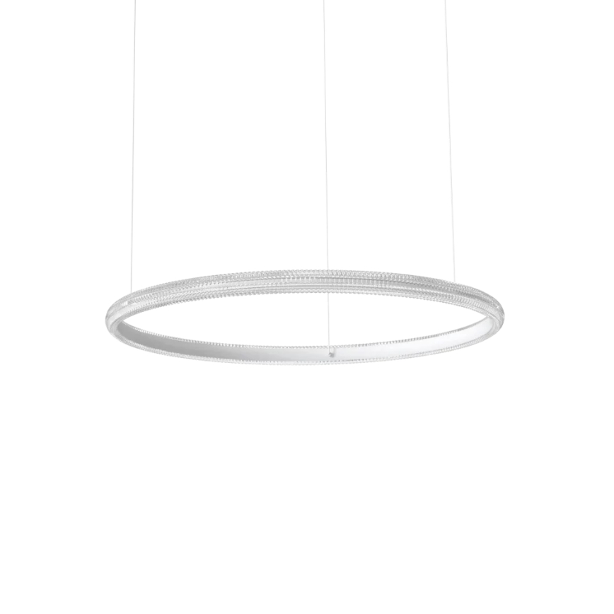 Ideal Lux - LED-Hängeleuchte MIRACLE LED/45W/230V d 80 cm CRI 90 matt Chrom