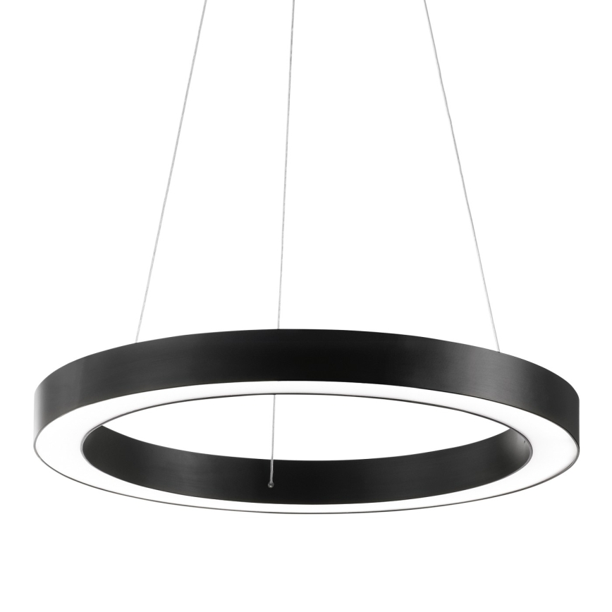 Ideal Lux - LED-Hängeleuchte ORACLE LED/28W/230V 3000K d 50 cm CRI 90 schwarz