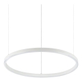 Ideal Lux - LED-Hängeleuchte ORACLE SLIM LED/29W/230V 2700K d 50 cm weiß