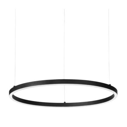 Ideal Lux - Dimmbare LED-Hängeleuchte ORACLE SLIM LED/29W/230V 3000K d 50 cm schwarz
