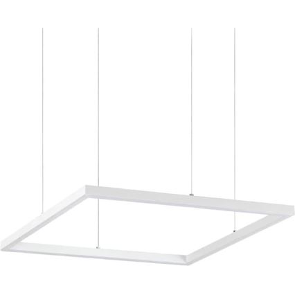 Ideal Lux - LED-Hängeleuchte ORACLE SLIM LED/33W/230V 3000K 50x50 cm weiß