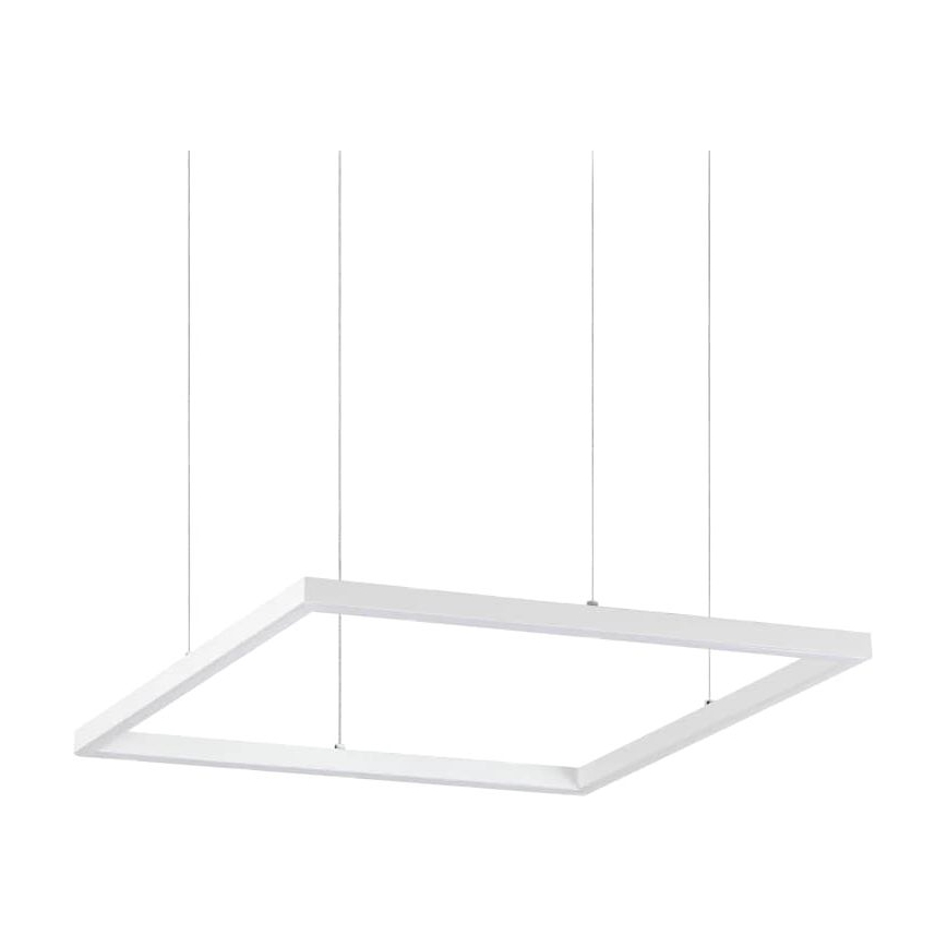Ideal Lux - LED-Hängeleuchte ORACLE SLIM LED/33W/230V 3000K 50x50 cm weiß