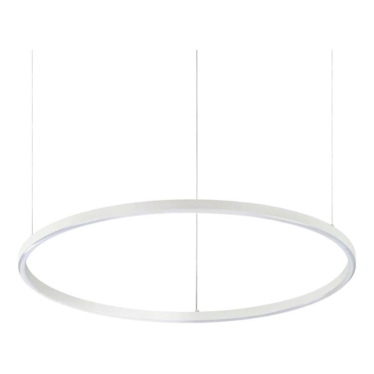 Ideal Lux - LED-Hängeleuchte ORACLE SLIM LED/37W/230V 2700K d 70,5 cm weiß