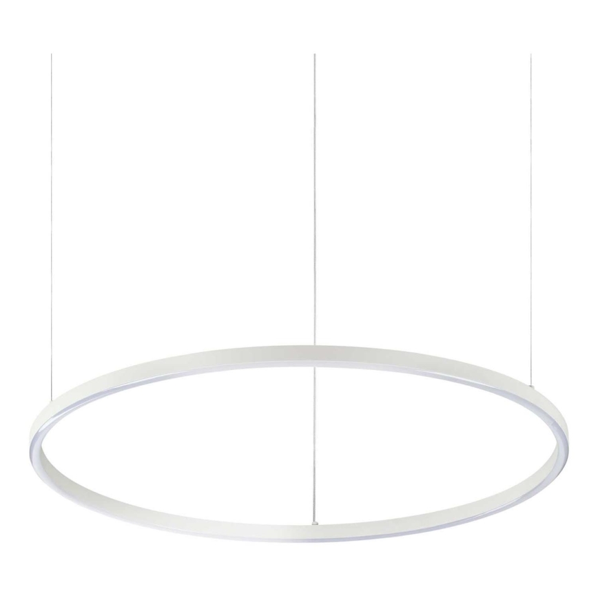 Ideal Lux - LED-Hängeleuchte ORACLE SLIM LED/38W/230V 3000K d 70 cm weiß