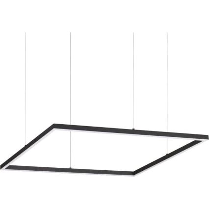 Ideal Lux - LED-Hängeleuchte ORACLE SLIM LED/41W/230V 3000K 70x70 cm schwarz