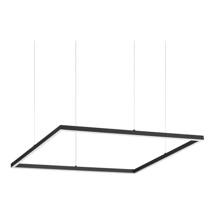 Ideal Lux - LED-Hängeleuchte ORACLE SLIM LED/41W/230V 3000K 70x70 cm schwarz